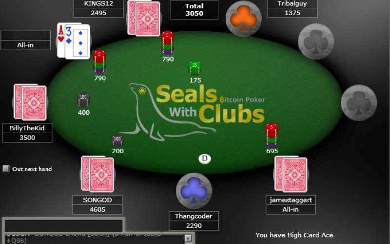 Биткоин покер-рум SealWithClubs закрылся